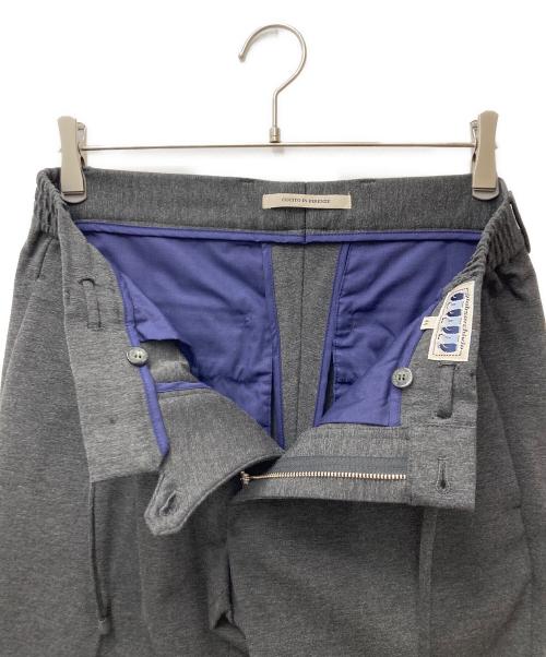 giab's ARCHIVIO（ジャブス アルキヴィオ）giab's ARCHIVIO (ジャブス アルキヴィオ) スタンダードジャージー イージーパンツ スラックス　A5960 グレー サイズ:44の古着・服飾アイテム