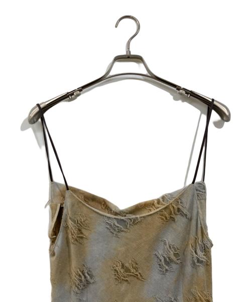 PERVERZE（パーバーズ）PERVERZE (パーバーズ) キャミソールワンピース ブラウン サイズ:不明（実寸をご確認ください）の古着・服飾アイテム