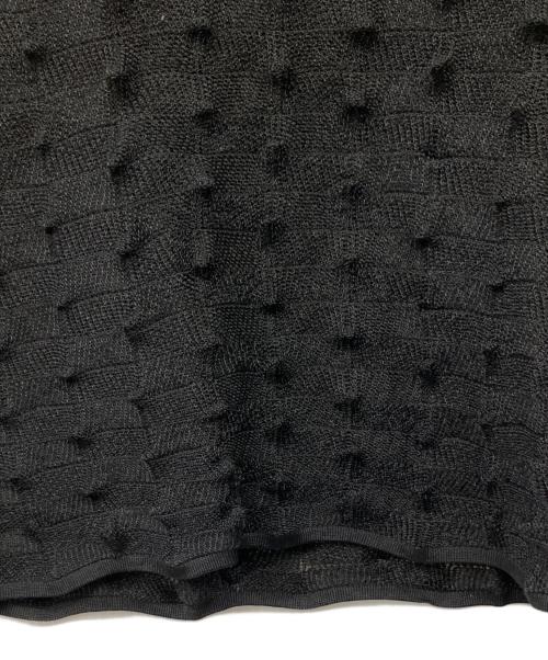 TELOPLAN（テーロプラン）TELOPLAN (テーロプラン) 半袖ニット ブラック サイズ:表記無しの古着・服飾アイテム