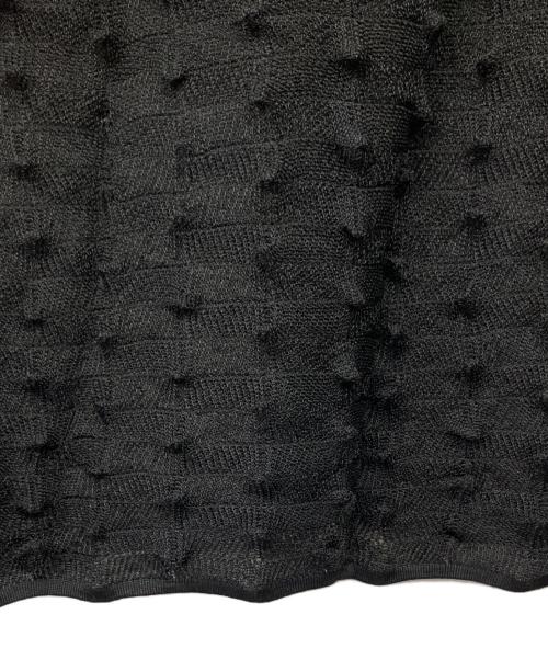 TELOPLAN（テーロプラン）TELOPLAN (テーロプラン) 半袖ニット ブラック サイズ:表記無しの古着・服飾アイテム