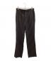 LITTLEBIG（リトルビッグ）の古着「Stripe Straight Trousers」｜ブラウン