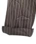 中古・古着 LITTLEBIG (リトルビッグ) Stripe Straight Trousers ブラウン サイズ:1：8000円