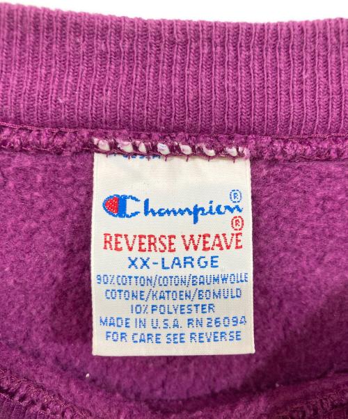 Champion（チャンピオン）Champion (チャンピオン) 90'Sリバースウィーブスウェット パープル サイズ:XXLの古着・服飾アイテム
