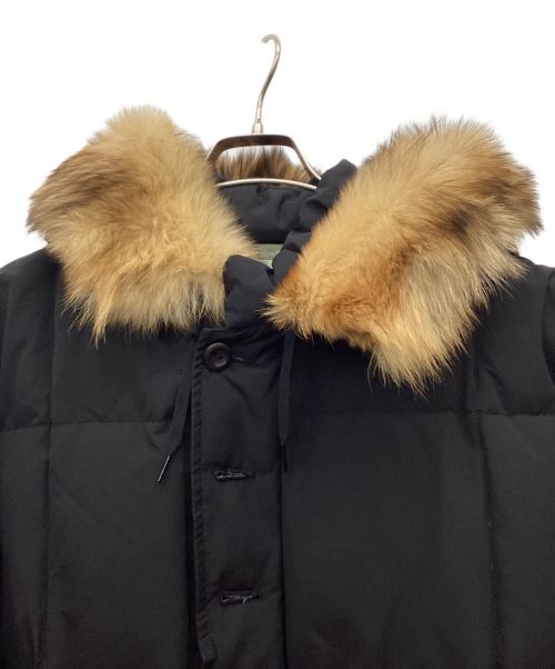 WAREHOUSE（ウエアハウス）WAREHOUSE (ウエアハウス) HOODED DOWN PARKA WITH FUR ブラック サイズ:XLの古着・服飾アイテム