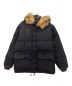 WAREHOUSE（ウエアハウス）の古着「HOODED DOWN PARKA WITH FUR」｜ブラック