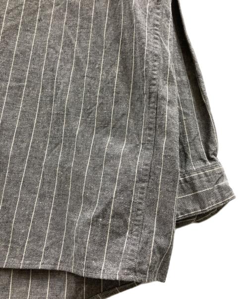 JAM（ジェイ エー エム）JAM (ジェイ エー エム) Original Vintage Fabric No Collar Shirts グレー サイズ:2の古着・服飾アイテム