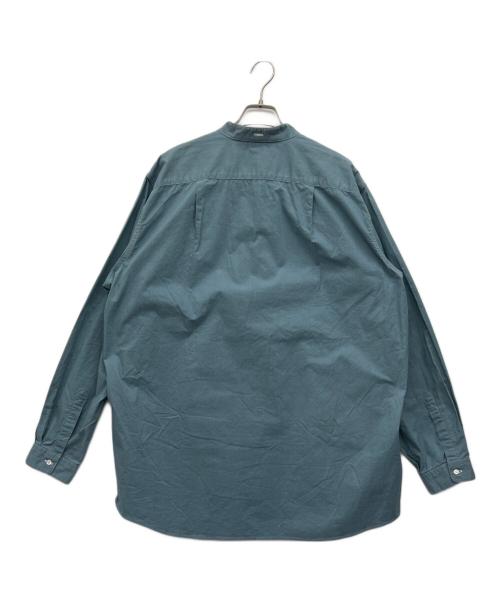 JAM（ジェイ エー エム）JAM (ジェイ エー エム) Original Vintage Fabric No Collar Shirts ブルー サイズ:2の古着・服飾アイテム