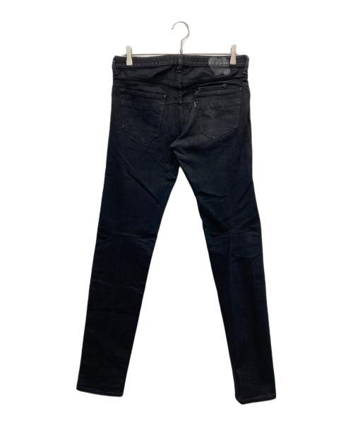 NUMBER (N)INE（ナンバーナイン）NUMBER (N)INE (ナンバーナイン) 音符ハート涙ダーツデニムパンツ ブラック サイズ:3の古着・服飾アイテム