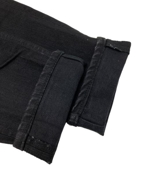 NUMBER (N)INE（ナンバーナイン）NUMBER (N)INE (ナンバーナイン) 音符ハート涙ダーツデニムパンツ ブラック サイズ:3の古着・服飾アイテム