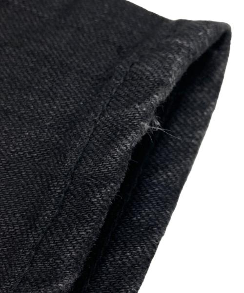 NUMBER (N)INE（ナンバーナイン）NUMBER (N)INE (ナンバーナイン) 音符ハート涙ダーツデニムパンツ ブラック サイズ:3の古着・服飾アイテム