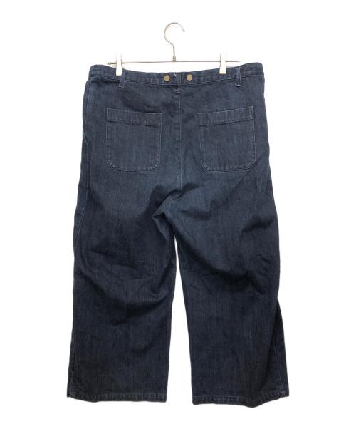 nest Robe（ネストローブ）nest Robe (ネストローブ) オーバーラップワイドデニムパンツ インディゴ サイズ:記載なしの古着・服飾アイテム