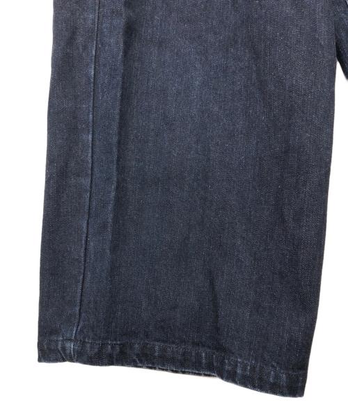 nest Robe（ネストローブ）nest Robe (ネストローブ) オーバーラップワイドデニムパンツ インディゴ サイズ:記載なしの古着・服飾アイテム