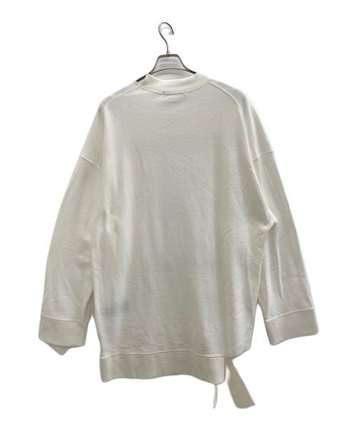 ALMOSTBLACK（オールモストブラック）ALMOSTBLACK (オールモストブラック) ダメージスウェット ホワイト サイズ:２の古着・服飾アイテム