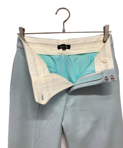 DRAWER（ドゥロワー）Drawer (ドゥロワー) ウールテーパードパンツ ブルー サイズ:36の古着・服飾アイテム