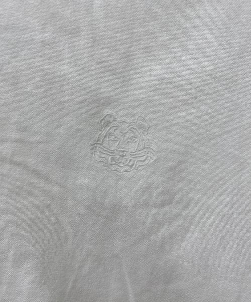 KENZO（ケンゾー）KENZO (ケンゾー) TIGER CREST OXFORD BD SHIRT　FC55CH4001LD ホワイト サイズ:42の古着・服飾アイテム