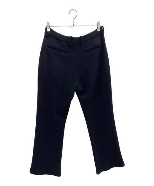 jieda（ジエダ）Jieda (ジエダ) WOOL RIB SLACKS ブラック サイズ:SIZE 2の古着・服飾アイテム