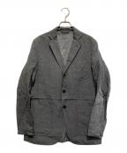 COMOLIコモリ）の古着「リネンシルクテーラードジャケット」｜グレー