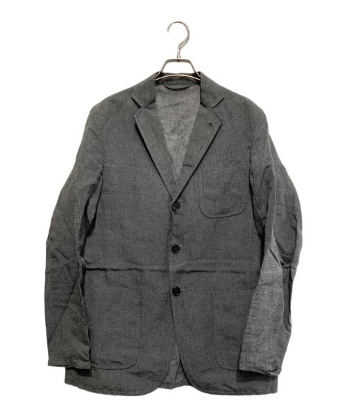 COMOLI（コモリ）COMOLI (コモリ) リネンシルクテーラードジャケット グレー サイズ:1の古着・服飾アイテム