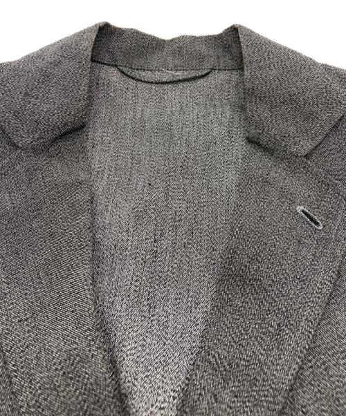 COMOLI（コモリ）COMOLI (コモリ) リネンシルクテーラードジャケット グレー サイズ:1の古着・服飾アイテム