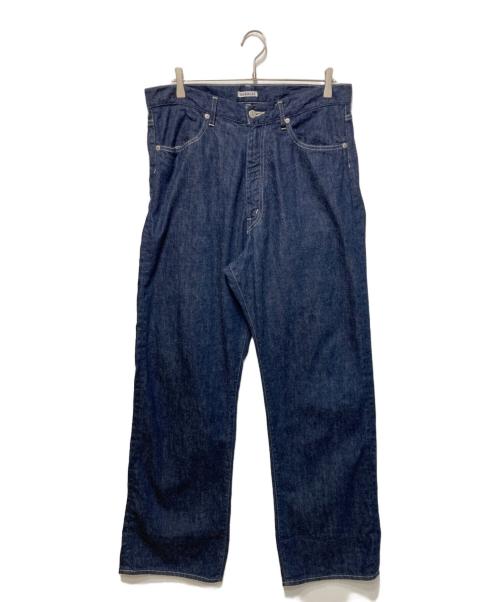 AURALEE（オーラリー）AURALEE (オーラリー) SELVEDGE LIGHT DENIM PANTS インディゴ サイズ:5の古着・服飾アイテム