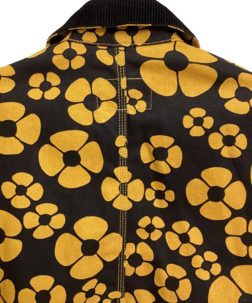 Carhartt WIP（カーハート ワーク イン プログレス）Carhartt WIP (カーハート) MARNI (マルニ) MARNI OG CHORE COAT (マルニオージーコアコート) ブラック×イエロー サイズ:XSの古着・服飾アイテム