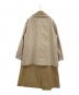 no. (ナンバー) LAYERED TRENCH COAT ベージュ サイズ:1：9000円