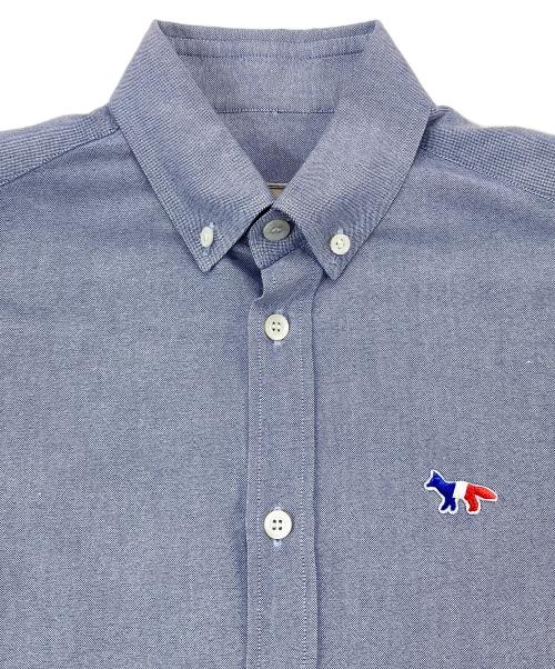 maison kitsune（メゾンキツネ）maison kitsune (メゾンキツネ) 長袖シャツ KMH-2700-A ブルー サイズ:36の古着・服飾アイテム