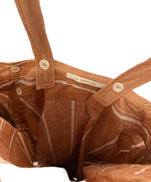 ne quittez pas（ヌキテパ）ne quittez pas (ヌキテパ) リネン混ワンピース ブラウン サイズ:SIZE Freeの古着・服飾アイテム