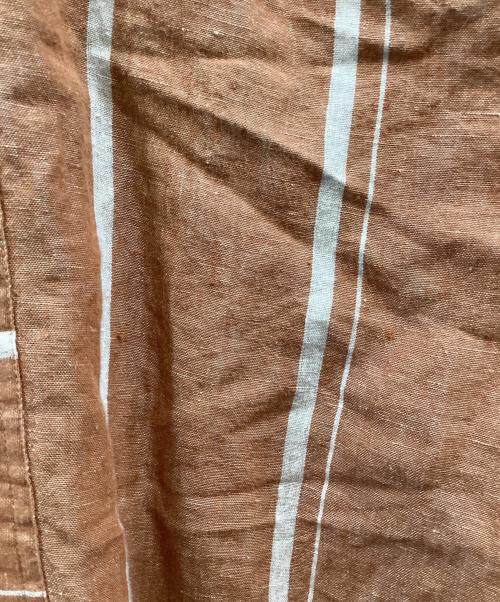 ne quittez pas（ヌキテパ）ne quittez pas (ヌキテパ) リネン混ワンピース ブラウン サイズ:SIZE Freeの古着・服飾アイテム