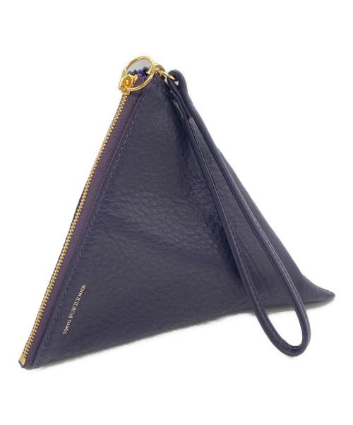 PORTER（ポーター）PORTER (ポーター) B印YOSHIDA (ビージルシヨシダ) 変形レザーポーチ パープルの古着・服飾アイテム