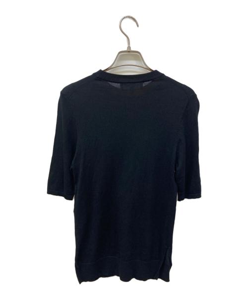 ENFOLD（エンフォルド）ENFOLD (エンフォルド) HALF－SLEEVES TOPS ブラック サイズ:38の古着・服飾アイテム