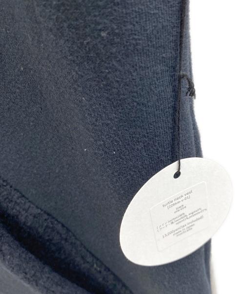 Mochi（モチ）mochi (モチ) turtle neck vest ブラック サイズ:one sizeの古着・服飾アイテム