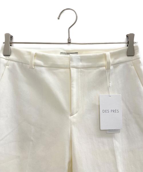 DES PRES（デ プレ）DES PRES (デ プレ) テーパードパンツ ホワイト サイズ:36 未使用品の古着・服飾アイテム