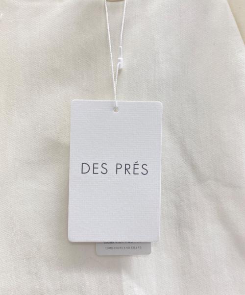 DES PRES（デ プレ）DES PRES (デ プレ) テーパードパンツ ホワイト サイズ:36 未使用品の古着・服飾アイテム