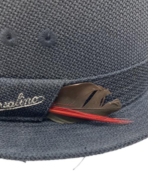 BORSALINO（ボルサリーノ）BORSALINO (ボルサリーノ) ハット ブラック サイズ:57cmの古着・服飾アイテム