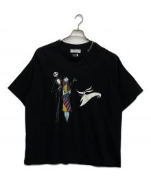 FACETASM×DISNEY（ファセッタズム×ディズニー）の古着「NIGHTMARE BEFORE CHRISTMAS BIG TEE」｜ブラック