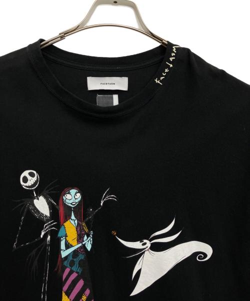 FACETASM（ファセッタズム）FACETASM (ファセッタズム) DISNEY (ディズニー) NIGHTMARE BEFORE CHRISTMAS BIG TEE ブラック サイズ:1の古着・服飾アイテム