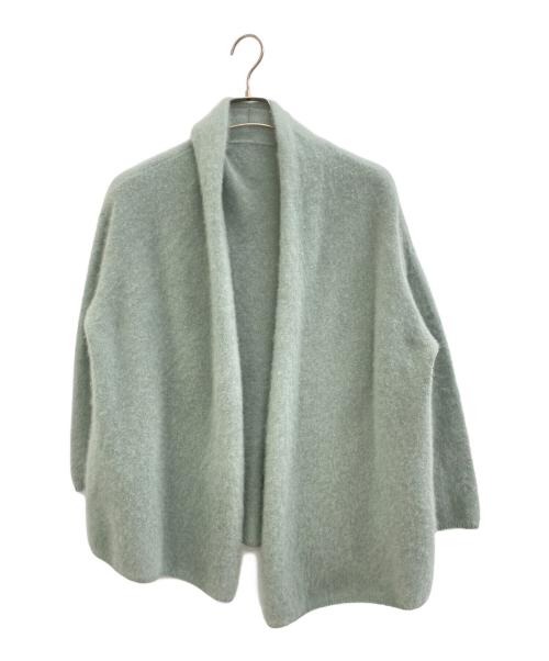 Noble（ノーブル）Noble (ノーブル) ラクーンニットオーバーカーディガン ミント サイズ:-の古着・服飾アイテム