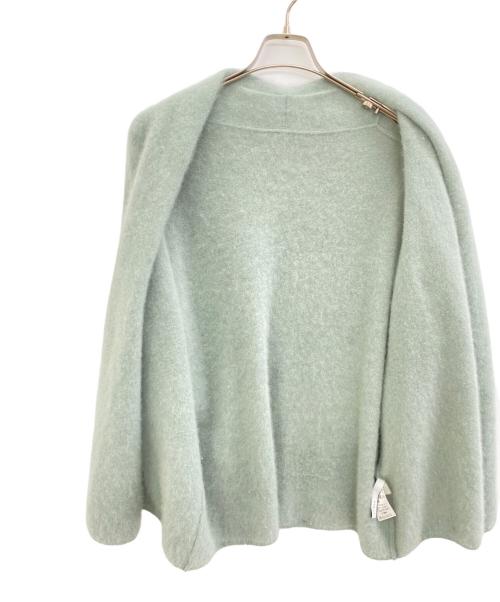 Noble（ノーブル）Noble (ノーブル) ラクーンニットオーバーカーディガン ミント サイズ:-の古着・服飾アイテム