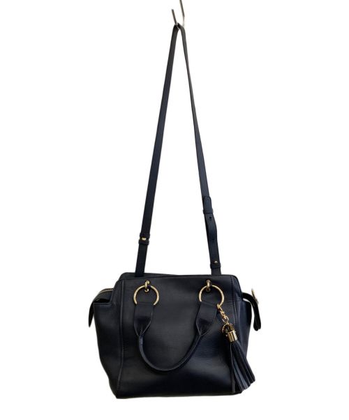 SEE BY CHLOE（シーバイクロエ）SEE BY CHLOE (シーバイクロエ) 2WAYショルダーバッグ ネイビーの古着・服飾アイテム