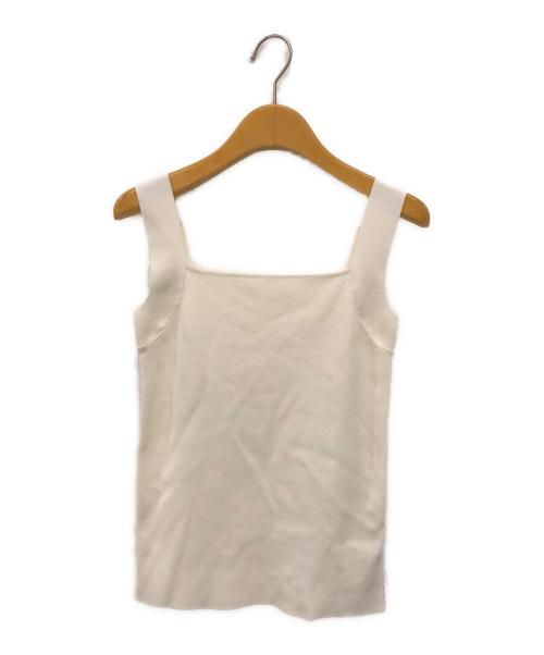 ARPEGE STORY（アルページュストーリー）Arpege story (アルページュストーリー) スクエアタンク＆ドルマンカーデ オフホワイト サイズ:2の古着・服飾アイテム