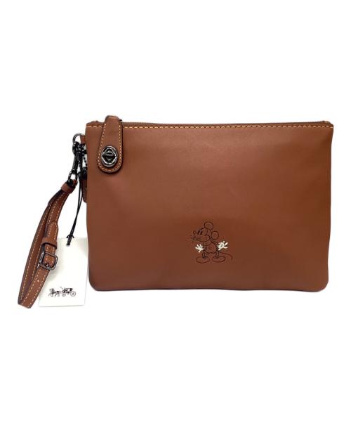 COACH（コーチ）COACH (コーチ) クラッチバッグ ブラウンの古着・服飾アイテム