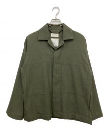MARKAWARE（マーカウェア）の古着「ユーティリティシャツジャケット」｜カーキ
