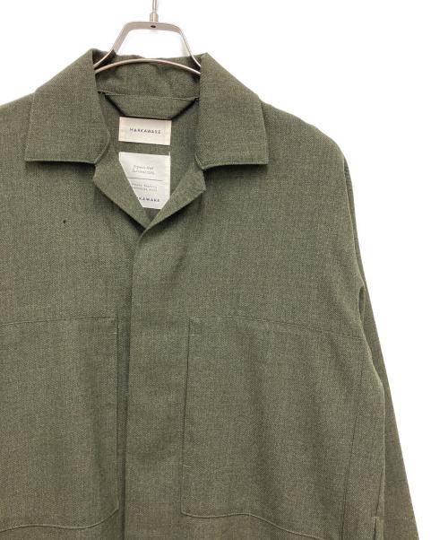 MARKAWARE（マーカウェア）MARKAWARE (マーカウェア) ユーティリティシャツジャケット カーキ サイズ:2の古着・服飾アイテム
