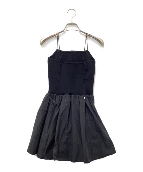 Snidel（スナイデル）Snidel (スナイデル) ニットドッキングペプラムビスチェ ネイビー サイズ:Freeの古着・服飾アイテム