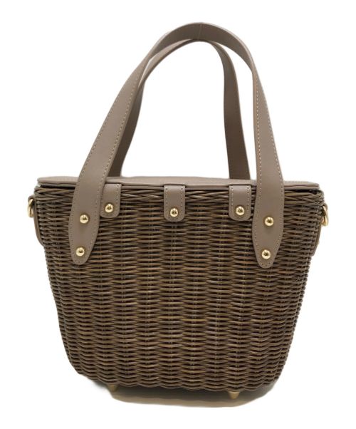 DIANA（ダイアナ）DIANA (ダイアナ) ラタン素材2WAYバッグ ブラウン サイズ:表記なしの古着・服飾アイテム