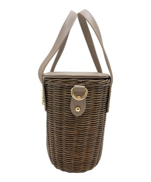 DIANA（ダイアナ）DIANA (ダイアナ) ラタン素材2WAYバッグ ブラウン サイズ:表記なしの古着・服飾アイテム