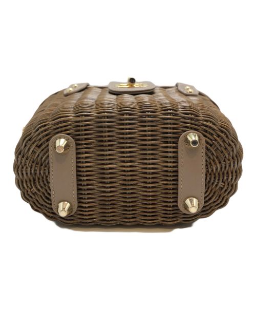 DIANA（ダイアナ）DIANA (ダイアナ) ラタン素材2WAYバッグ ブラウン サイズ:表記なしの古着・服飾アイテム