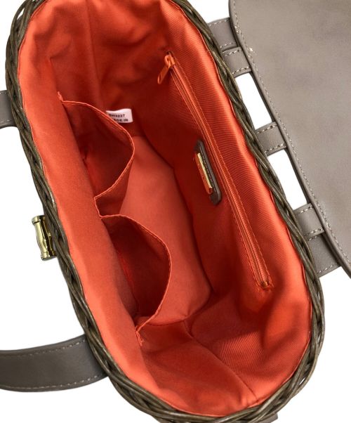 DIANA（ダイアナ）DIANA (ダイアナ) ラタン素材2WAYバッグ ブラウン サイズ:表記なしの古着・服飾アイテム