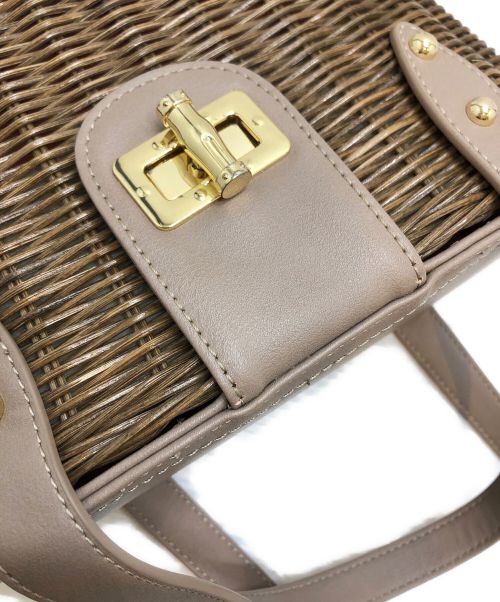 DIANA（ダイアナ）DIANA (ダイアナ) ラタン素材2WAYバッグ ブラウン サイズ:表記なしの古着・服飾アイテム
